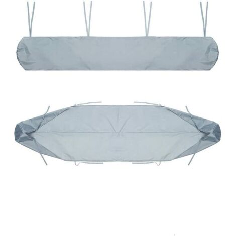 Sac de Protection pour Store Banne 4.5m Gris Housse de Rangement pour Banne Manuel Rétractable Housse de Protection Anti-poussière imperméable pour auvent de terrasse (1/5)