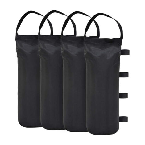 Galozzoit – Lot de 4 sacs de lestage pour tonnelle – Tissu Oxford 600D haute résistance – Dimensions 5,7 x 18,9 pouces – Pour événements extérieurs (1/4)
