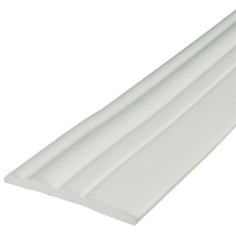 Plinthe souple autocollante blanche Plinthe pliable, 5 m (1/2)