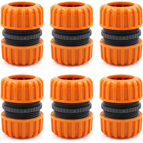 KIT DE RÉPARATION DE TUYAU D'ARROSAGE - 6 PIÈCES POUR CONNECTER FACILEMENT ET RAPIDEMENT UN RACCORD DE 19 MM (3/4 ") OU UN TUYAU D'ARROSAGE (1/5)
