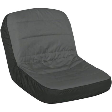 Housse de siège de tracteur de tondeuse à gazon universelle housse de rangement rembourrée coussin de confort moyen (1/5)
