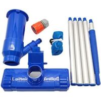 Kit d'entretien de piscine Aspirateur de piscine, entretien de piscine, étang, fontaine, feuilles, sable, limon