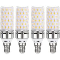 AIDUCHO Ampoule E14 Led 12w Blanc Froid 6000k, 1450lm, Équivalent Halogène E14 100w, 360° Lumiere, Ac 220v, Ampoule E14 Led Pour Éclairage Intérieur, Non-Dimmable, Lot De 4