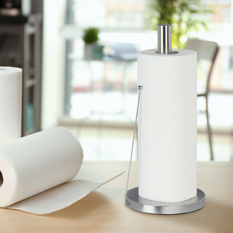 10 x Küchenrollenhalter aus Edelstahl, Design Papierrollenhalter
