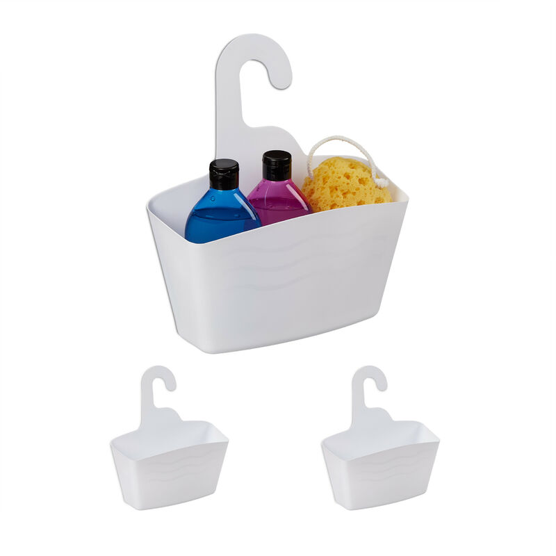 Netz-Duschkorb Zum Aufhängen – Wasserabweisend, 7 Taschen, 67x43 Cm, Für Badezimmer & Reisen