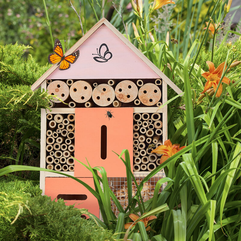 57 cm Insektenhaus Nistkasten Bienenhotel Natur Insektenhotel XL zum hängen 