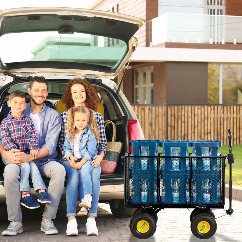 Relaxdays Gartenwagen, Großer Bollerwagen Mit Klap Produktbild-Vorschau 13
