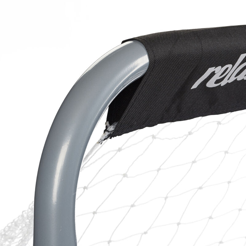 Relaxdays Fußballtore 2er Set - 110x150x75cm Für Garten & Freizeit | Metall Rahmen Rot
