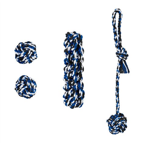 Relaxdays Hundespielzeug Wurst - Robustes Kauspielzeug Ohne Quietscher