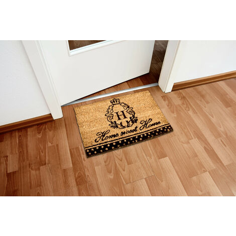 Sweet Home Fußmatte Kokos Ananas Türmatte Kokosfaser Home 60x40 cm