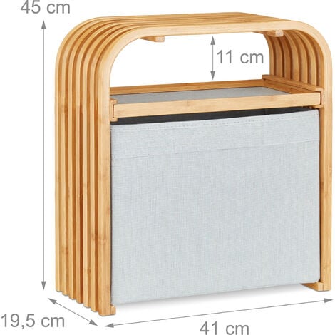 Wohn möbel Bambus Holz kombiniert Schuh regal Bank Sitz Aufbewahrung  schrank Organizer Kisten Box mit weichem Sitzkissen