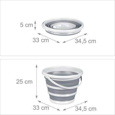 Faltbarer Eimer 4L/7L/13L - Flexibler Putzeimer Für Camping & Haushalt