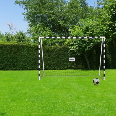 Relaxdays Fußballtor XXL, Garten, Kinder & Erwachsene, Soccertor groß