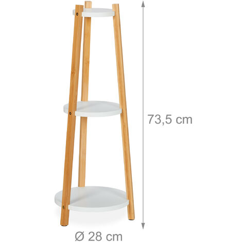 Pflanzenständer 4-etagig, Rund, Schwarz – Platzsparende Blumenregal Für Balkon & Wohnzimmer