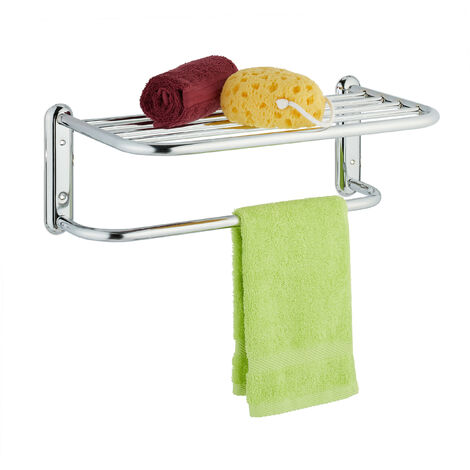4-teiliges Badezimmer-Set In Schwarz – Handtuchstange 45,7/61 Cm, Toilettenpapierhalter, Ring & Haken, 304 Edelstahl