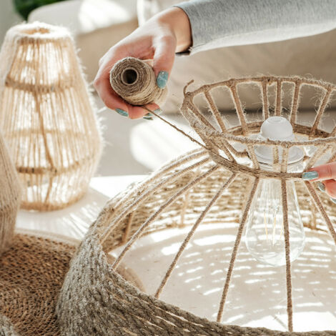 MIJOMA Jute Schnur 100m In Spenderdose - Natur Bindfaden Für Garten & Basteln