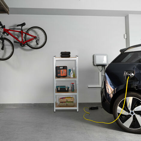 Relaxdays Schwerlastregal 138x60x30cm - 200kg Tragkraft, 4 Ebenen Für Garage & Keller