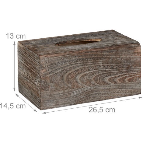 Bambus Taschentuchbox 16x14x14 Cm – Dekorative Aufbewahrung Für Taschentücher In Home & Office