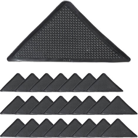 Antirutsch-Pads, selbstklebend, schwarz, 48 x 48 mm