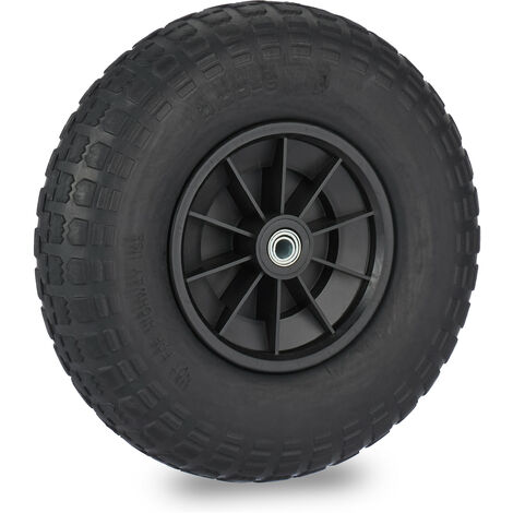 Schubkarrenrad 4.00-6 Vollgummi - Pannensicher Bis 100kg