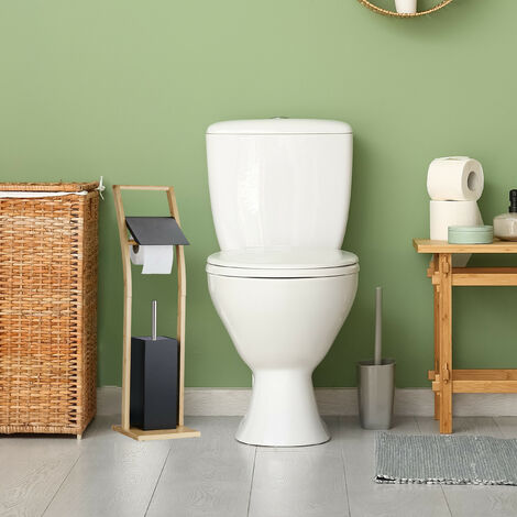 wc krukje inklapbaar bamboe 18,5 x 43 27,5 cm toiletkrukje