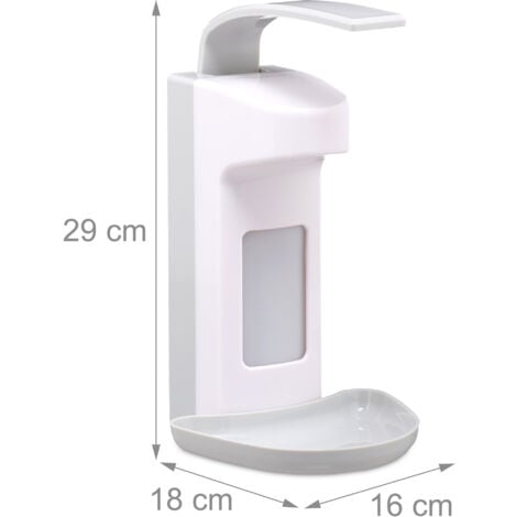WEDO Desinfektionsmittel-Ständer Mit Halter - Mobiler Standfuß 5,8kg Für 0,5-1L Flaschen