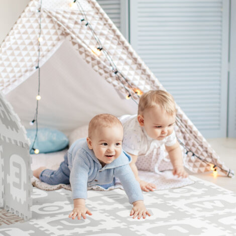 108-teilige Schaumstoff Puzzlematte - ABC Buchstaben & Zahlen Für Kinderzimmer