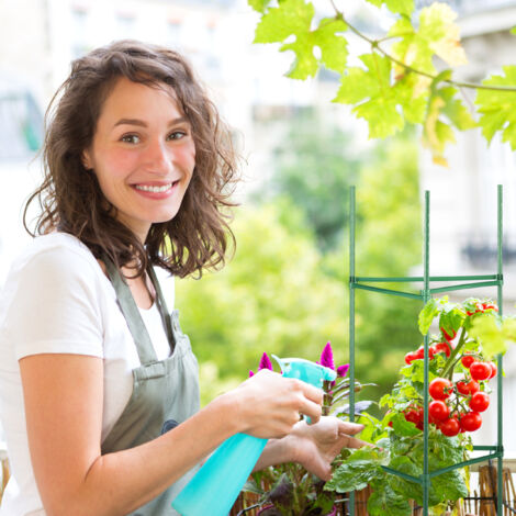 Relaxdays Rankhilfe 4er Set - 90cm Pflanzenstützen Für Tomaten & Kletterpflanzen