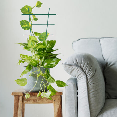 Relaxdays Rankgitter Set 8-tlg. - Geometrische Pflanzenstützen Aus Metall