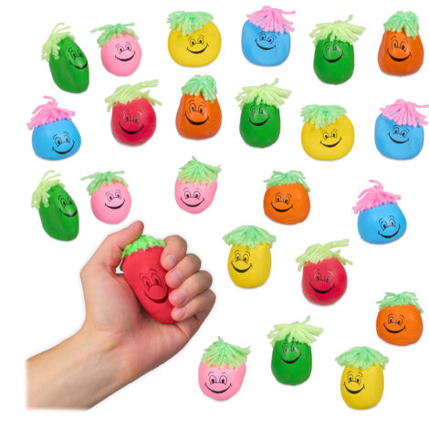 Mshepoi Stressball Set 6 Stück - Bunte Anti-Stress Bälle Für Kinder & Erwachsene