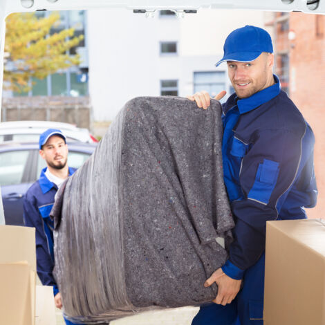 9x Umzugsdecken 1,5 X 2 M – Robust, Wiederverwend Produktbild-Vorschau 2