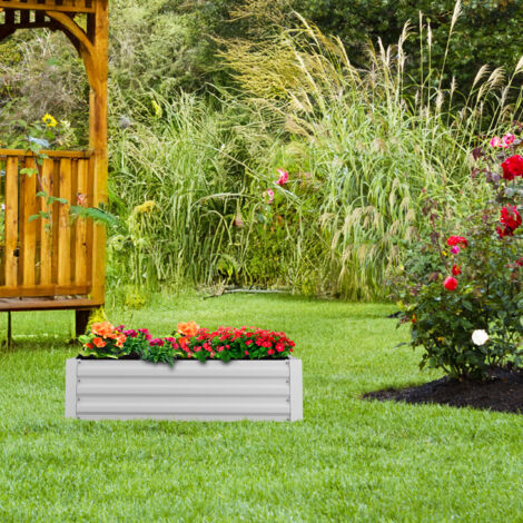 Relaxdays – moestuin – moestuintafel – plantenbak – kweekbak – metaal Relaxdays – moestuin – moestuintafel – plantenbak – kweekbak – metaal