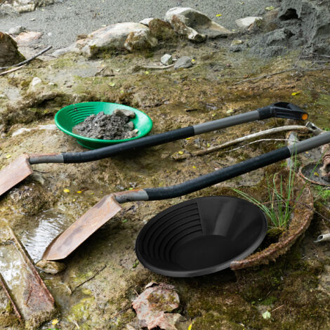 Cbilzxer Goldwaschset - 38,5 Cm Pfanne Mit Sieb & Zubehör, Outdoor Goldsuche