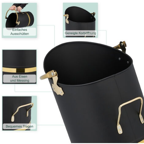 BRIKETTTRÄGER KOHLENEIMER BRIKETT Kohleschütter Koksschütter