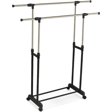 Kleiderständer Zum Aufhängen An Der Decke – Verstellbarer Kettenständer Aus Metall | 80 Cm Stange, 2 Stück
