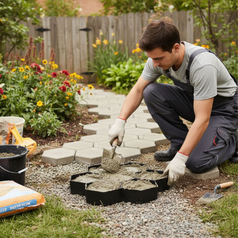 Giessform Beton Garten
