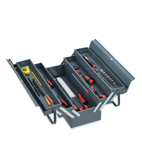 5 Modelle Werkzeugkoffer leer Werkzeugkasten Werkzeugkiste abschließbar 