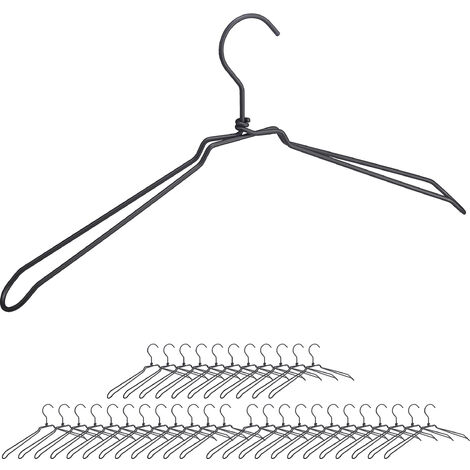48 x Kleiderbügel, für Hemden, Jacken & Blusen, Industrie Design
