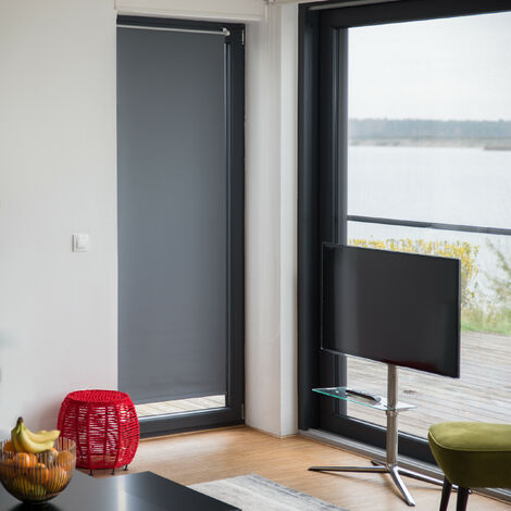 Sonnenschutz-Fensterfolie 5 x Fenster Verdunkelung 100 x 100 cm, relaxdays