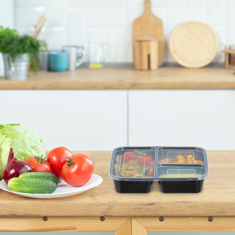 Mndalt Set Of 2 Meal Prep Boxes Mit Deckel 2er 1040ML Glasbehälter Mit Deckel, Meal Prep Gläser