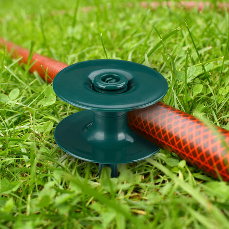 Relaxdays Schlauchführung Gartenschlauch, 6er Set, mit Erdspieß