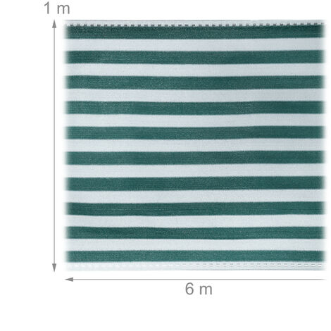 GARDENIX Zaunblende Sichtschutz 1,2 X 10 M | Grün, 95% Schattierung | Mit Kabelbindern | Für Gartenzaun, Balkon, Terrasse