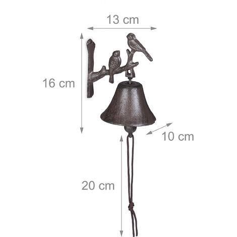 Serviettenhalter Aus Gusseisen Mit Vogel-Motiv – Freistehend, Bronzefarben Für Innen & Außen