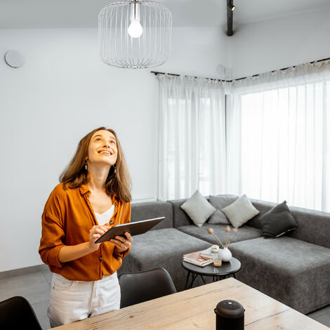 Relaxdays Hängelampe – Pendelleuchte Aus Stoff & Metall, Silber/grau, Höhenverstellbar, E27, 124 Cm Hoch