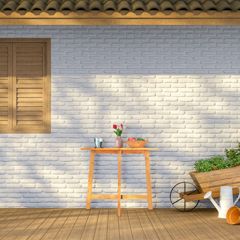 Relaxdays Klapptisch, Holz, Terrassentisch rechteckig, Outdoor, Balkon & Garten, Wandklapptisch, HBT: 73x80x50 cm, natur