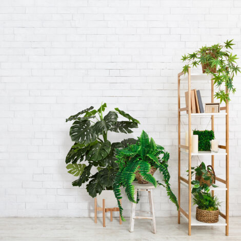 Pflanzenaufhänger Aus Makramee – 2 Stück, Handgewebt, 89,9 Cm, Mit Haken & Holzperlen, Für Töpfe 12,7–25,4 Cm
