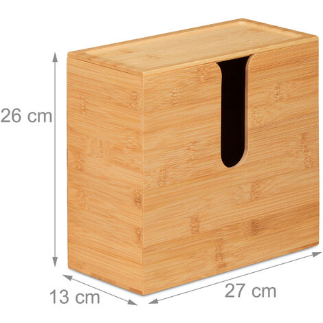 BigKing Wand-Papierhandtuchspender Aus Holz – Für C-, Z- & Dreifachfalz, Mit Sichtfenster & Deckelablage, Inkl. Schrauben