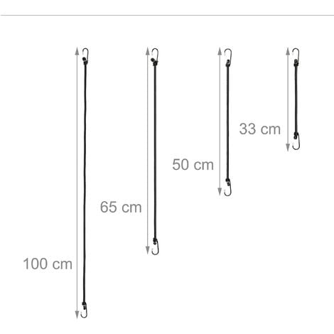 3 Stück Spanngurte Für Fahrrad & Motorrad - Verstellbar & Stabil