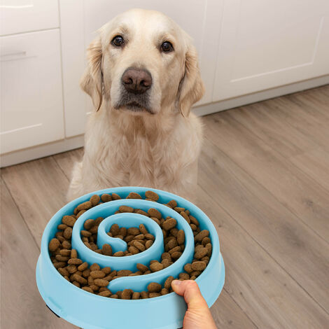 PETTOM Anti Schling Napf Silikon - Slow Feeder Für Hunde 11-18cm