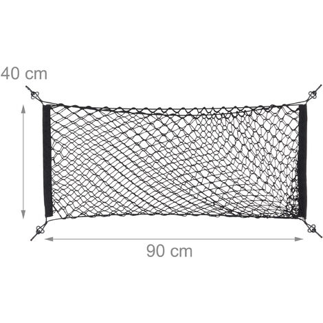 Relaxdays Gepäcknetz fürs Auto, 90x40 cm, elastisches